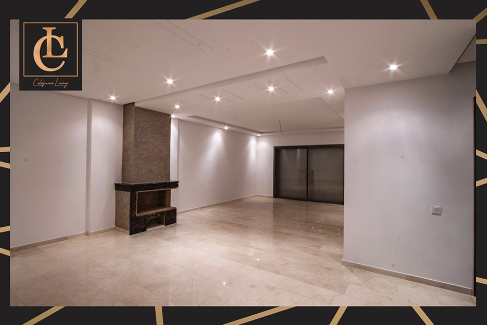 Spacious contemporary living room